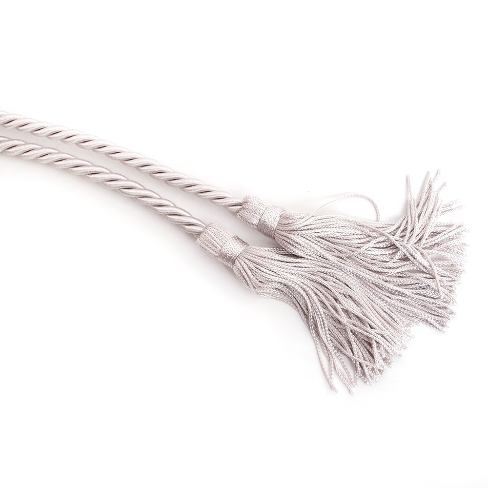 Ducks Spirit, Josten's, Honor Cord, Grad, Double Cord, 345111, Silver-Gray/Silver-Gray